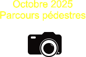 Octobre 2025 Parcours pédestres